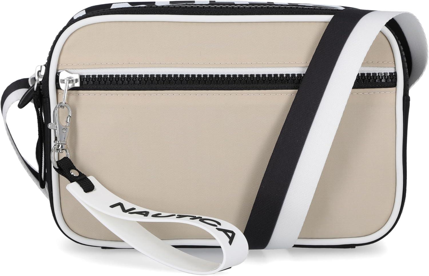 imageNautica womens High Seas Camera CrossbodyBilateral Oatmeal