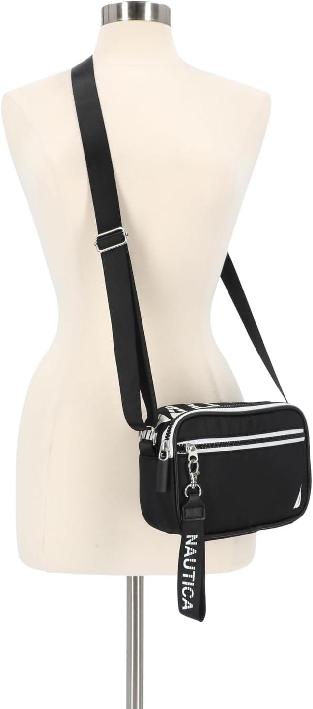 imageNautica womens High Seas Camera CrossbodyBlack