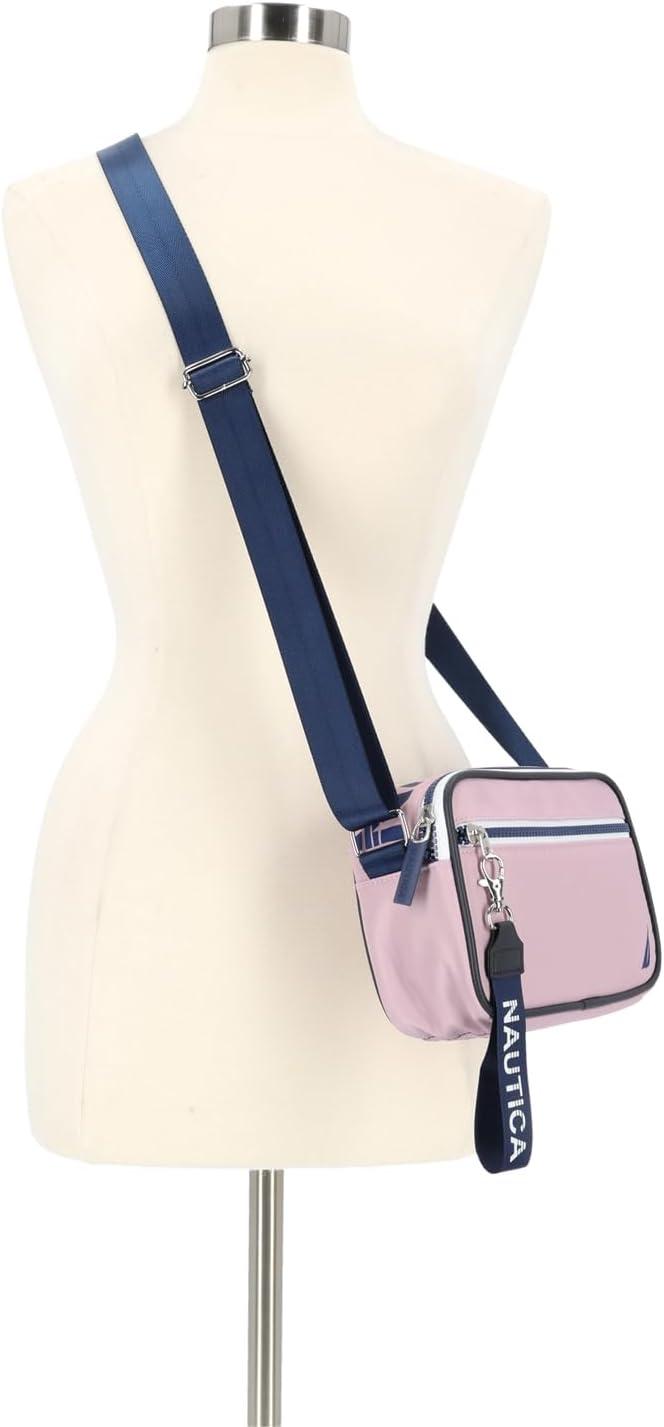 imageNautica womens High Seas Camera CrossbodyLilac Rose