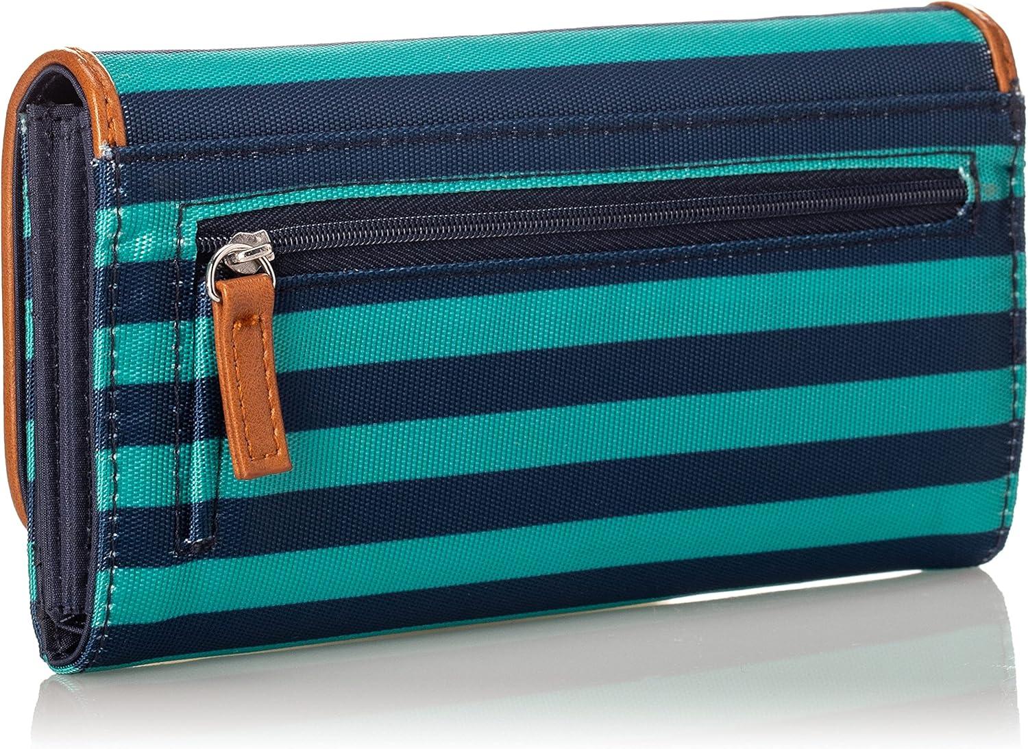 imageNautica womens The Perfect Carry All Money Manager Wallet Organizer with RFID Blocking Wallet Organizer with RFID BlockingSpectra Green
