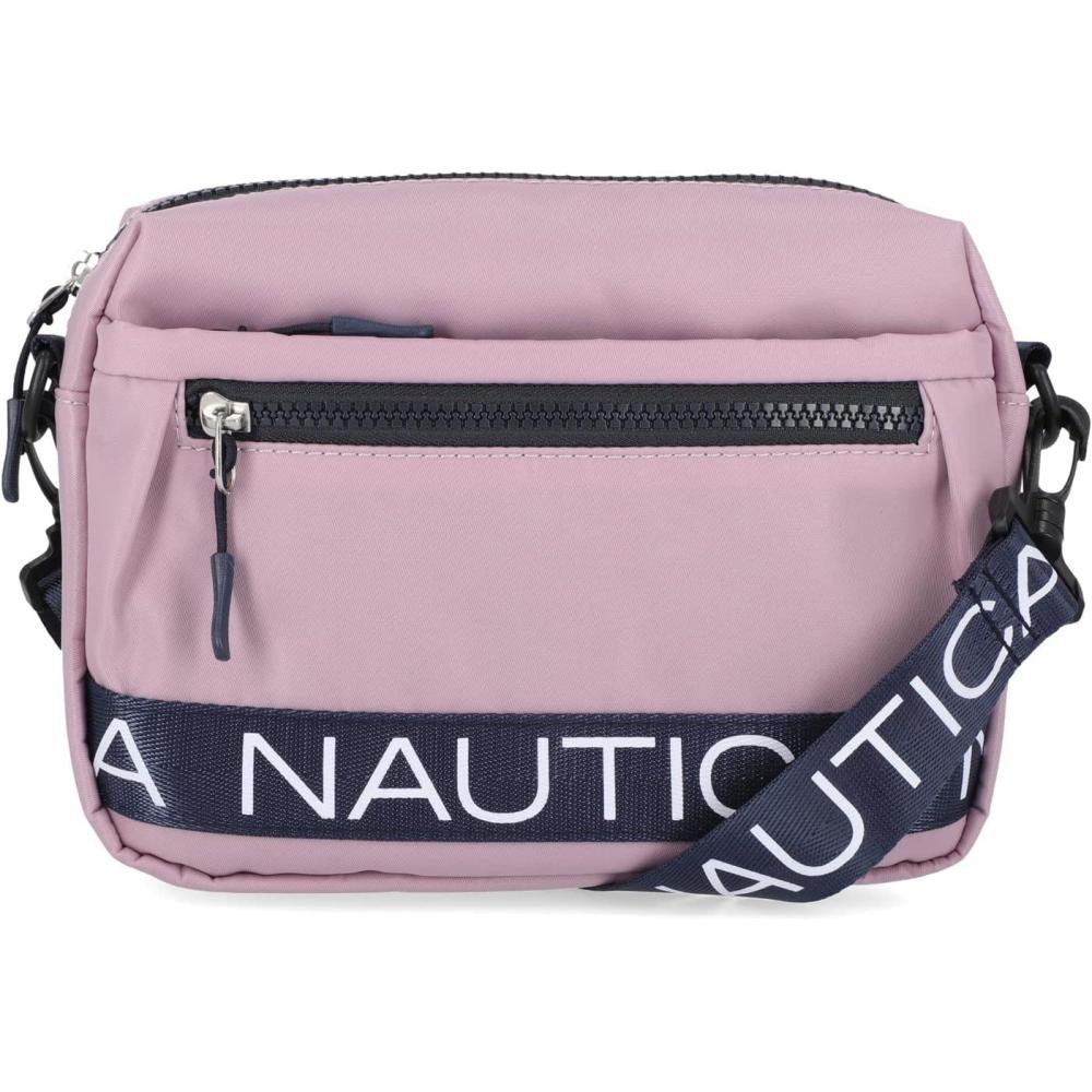 imageNautica Nylon Bean crossbodyBelt Bag adjustable shoulder strapLilac Rose