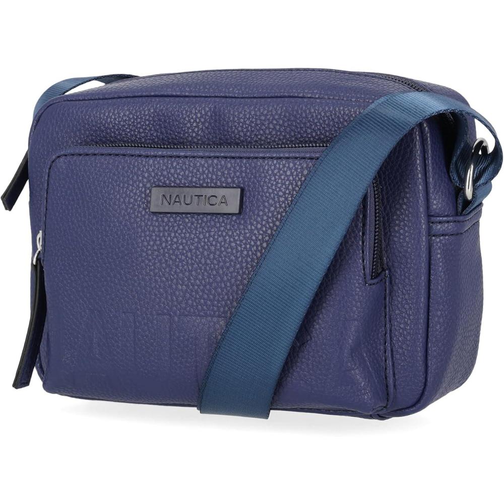 imageNautica Womens Out and About Adjustable Crossbody Bag Purse AdjustableIndigo