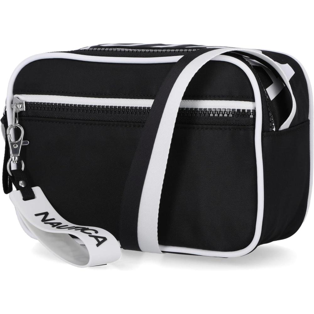 imageNautica womens High Seas Camera CrossbodyBilateral Black