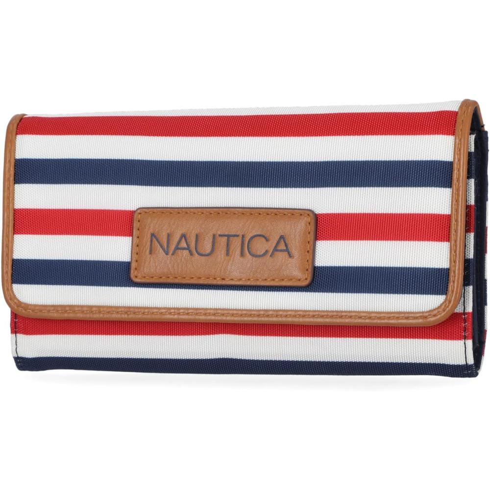 imageNautica womens The Perfect Carry All Money Manager Wallet Organizer with RFID Blocking Wallet Organizer with RFID BlockingAmericana