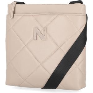 Nautica Lakeside Signature Jaquard North South Crossbody Bag(Mushroom (Marquise Quilt))
