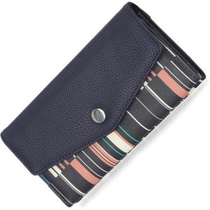 Nautica Money Manager RFID Slim and Small Wallet for Women – Credit Card Holder with Coin Purse and Zipper Wallet, Women’s Clutch Organizer(Ribbon Stripe)