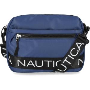 Nautica Nylon Bean crossbody/Belt Bag adjustable shoulder strap(Indigo)