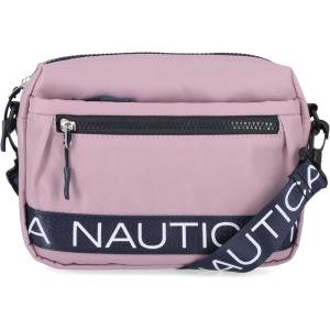 Nautica Nylon Bean crossbody/Belt Bag adjustable shoulder strap(Lilac Rose)