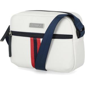 Nautica Women’s Candid Camera Adjustable Crossbody Bag(Bowline White)