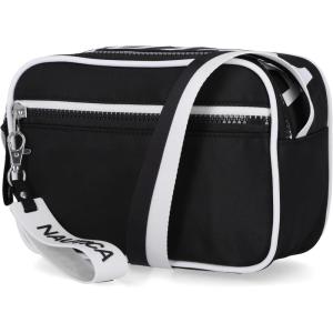 Nautica womens High Seas Camera Crossbody(Bilateral Black)