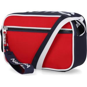 Nautica womens High Seas Camera Crossbody(Bilateral Red)