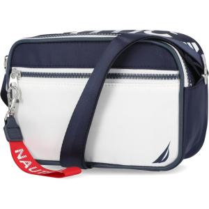 Nautica womens High Seas Camera Crossbody(Indigo/White)