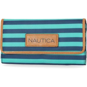 Nautica womens The Perfect Carry All Money Manager Wallet Organizer with RFID Blocking Wallet | Organizer, with RFID Blocking(Spectra Green)