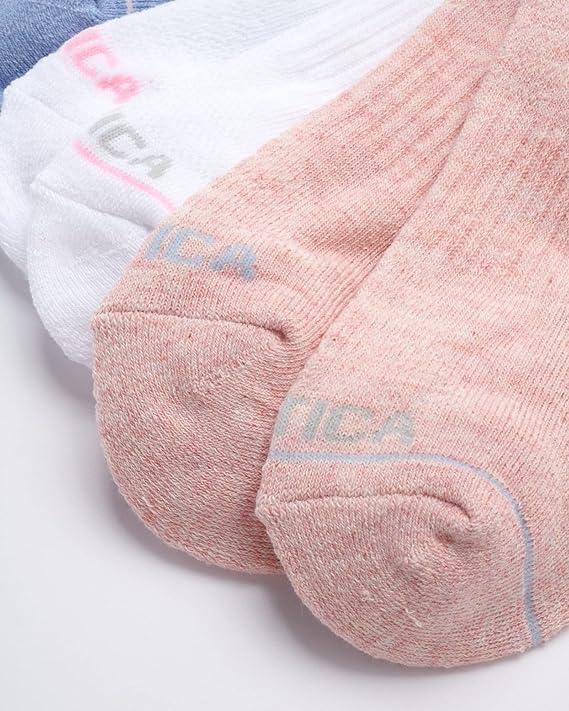 imageNautica Womens Ankle Socks 12 Pack Breathable Mesh Cushioned Low Cut Socks for Women Gym Athletic Womens Socks 410Pink Heather