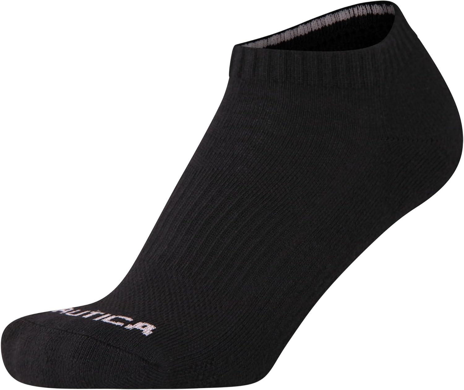imageNautica Womens Low Cut Socks 12 Pack Moisture Wicking Cushioned Athletic No Show Socks for WomenAssorted