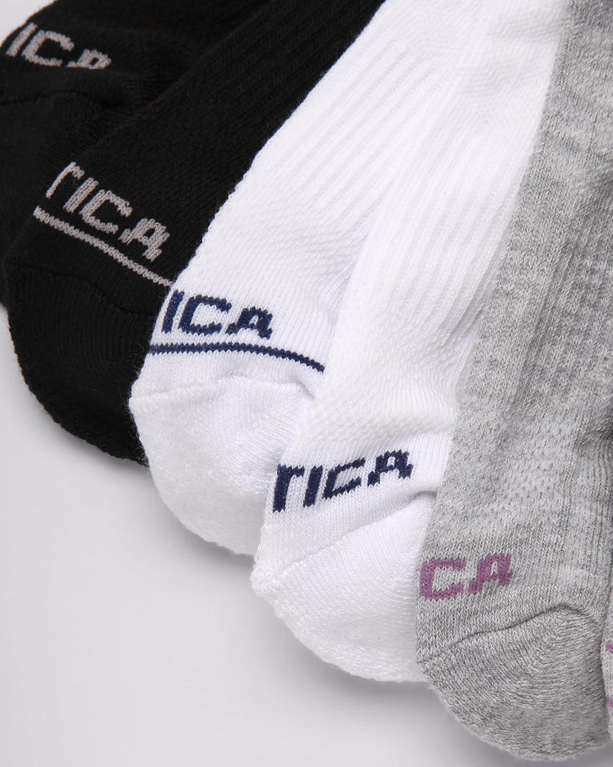 imageNautica Womens Low Cut Socks 12 Pack Moisture Wicking Cushioned Athletic No Show Socks for WomenAssorted