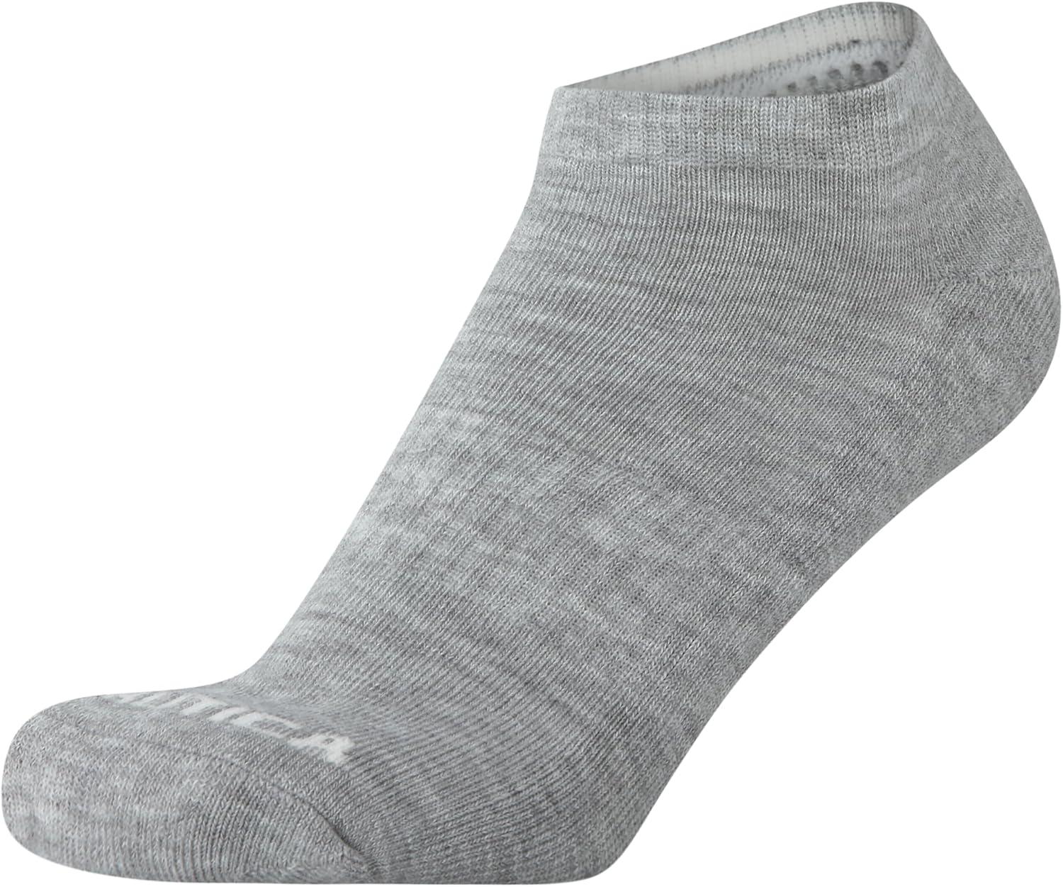 imageNautica Womens Low Cut Socks 12 Pack Moisture Wicking Cushioned Athletic No Show Socks for WomenOatmeal Heather Assorted