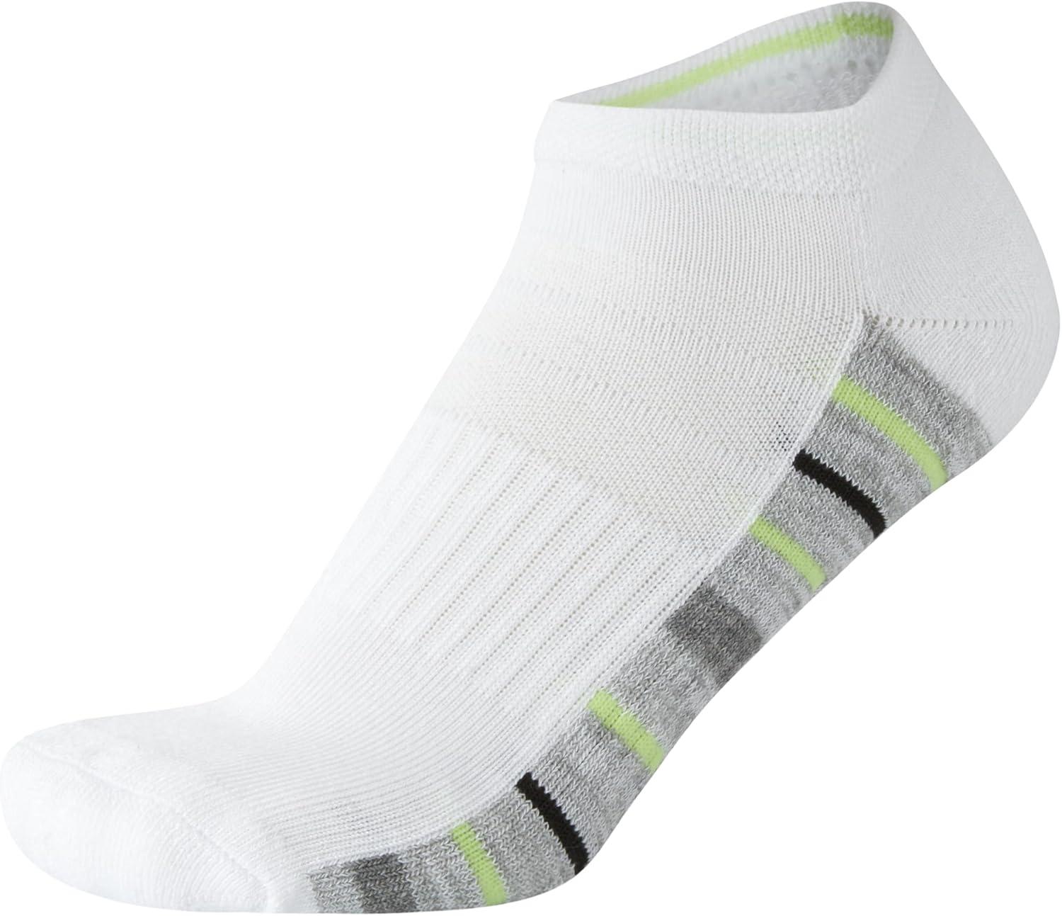 imageNautica Womens Low Cut Socks 12 Pack Moisture Wicking Cushioned Athletic No Show Socks for WomenWhiteGrey Multi
