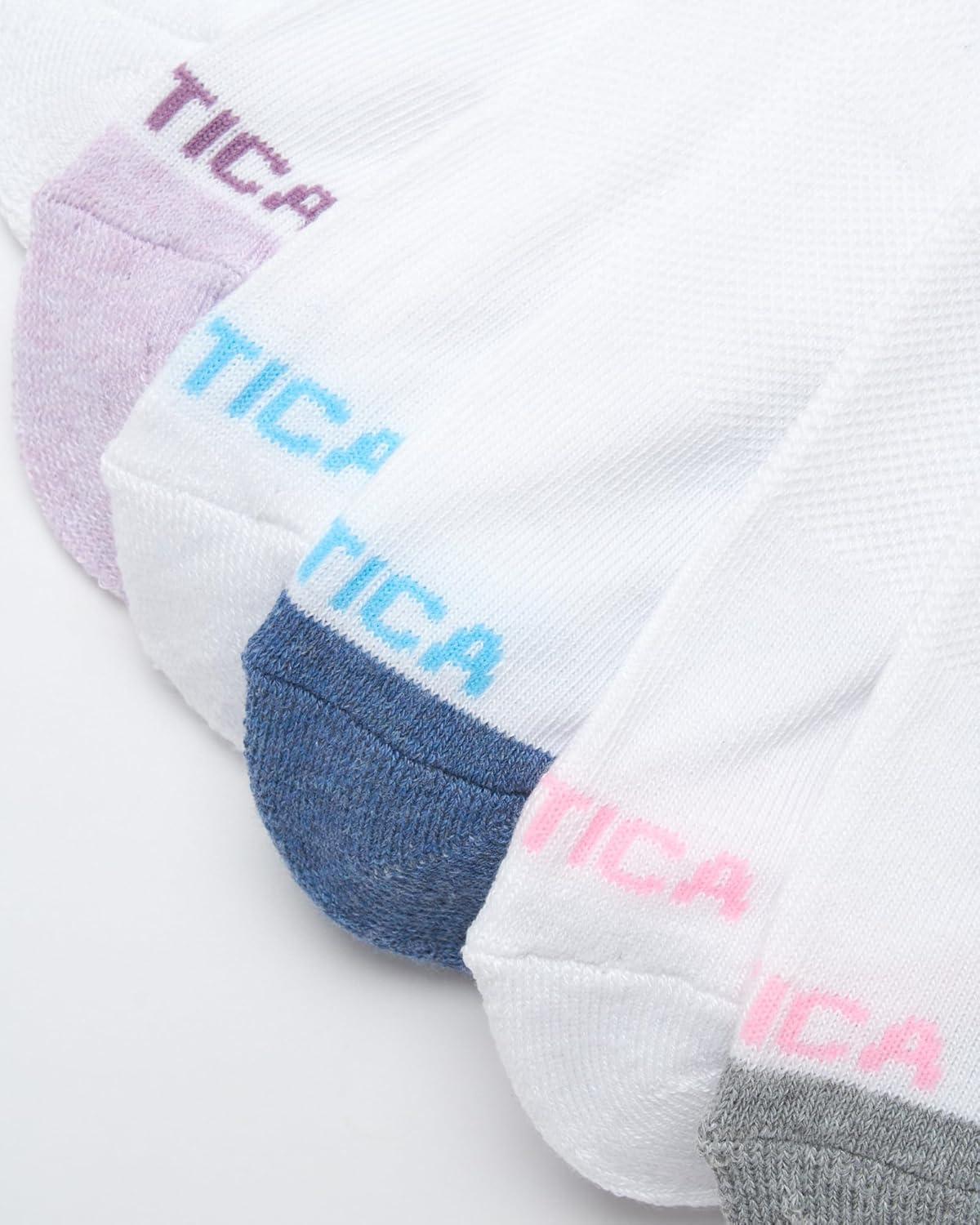 imageNautica Womens No Show Socks 6 Pack Breathable Cushioned Athletic Performance Low Cut Socks for Women Sizes 410White Multi