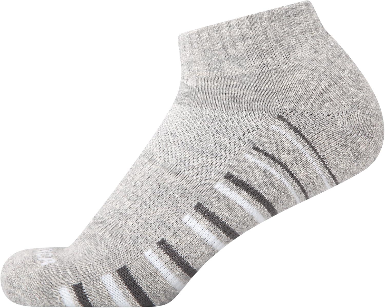 imageNautica Womens Quarter Cut Moisture Control Athletic Socks with Cushioned Comfort 12 PackLight Pink Black