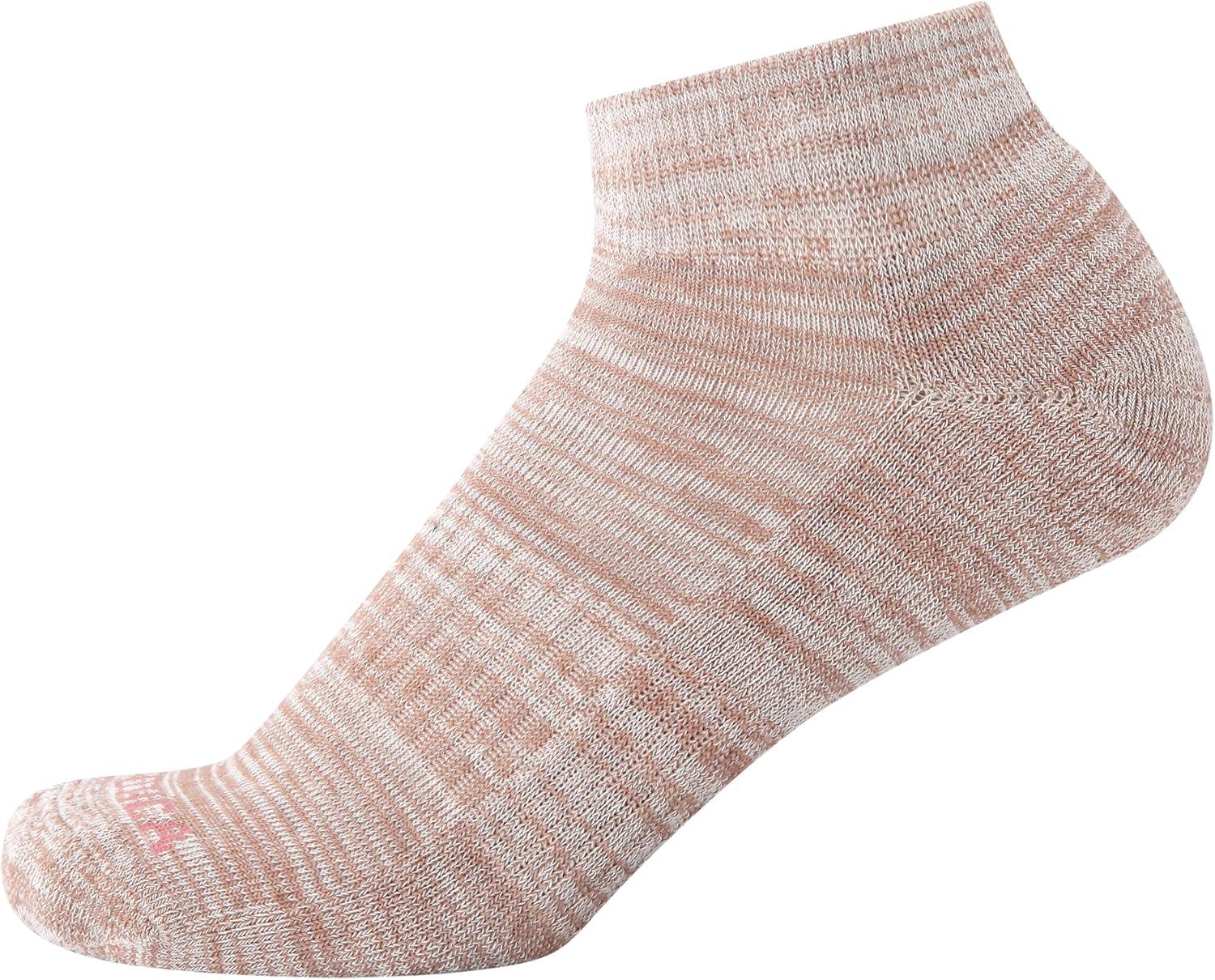 imageNautica Womens Quarter Cut Moisture Control Athletic Socks with Cushioned Comfort 12 PackMauve Assorted