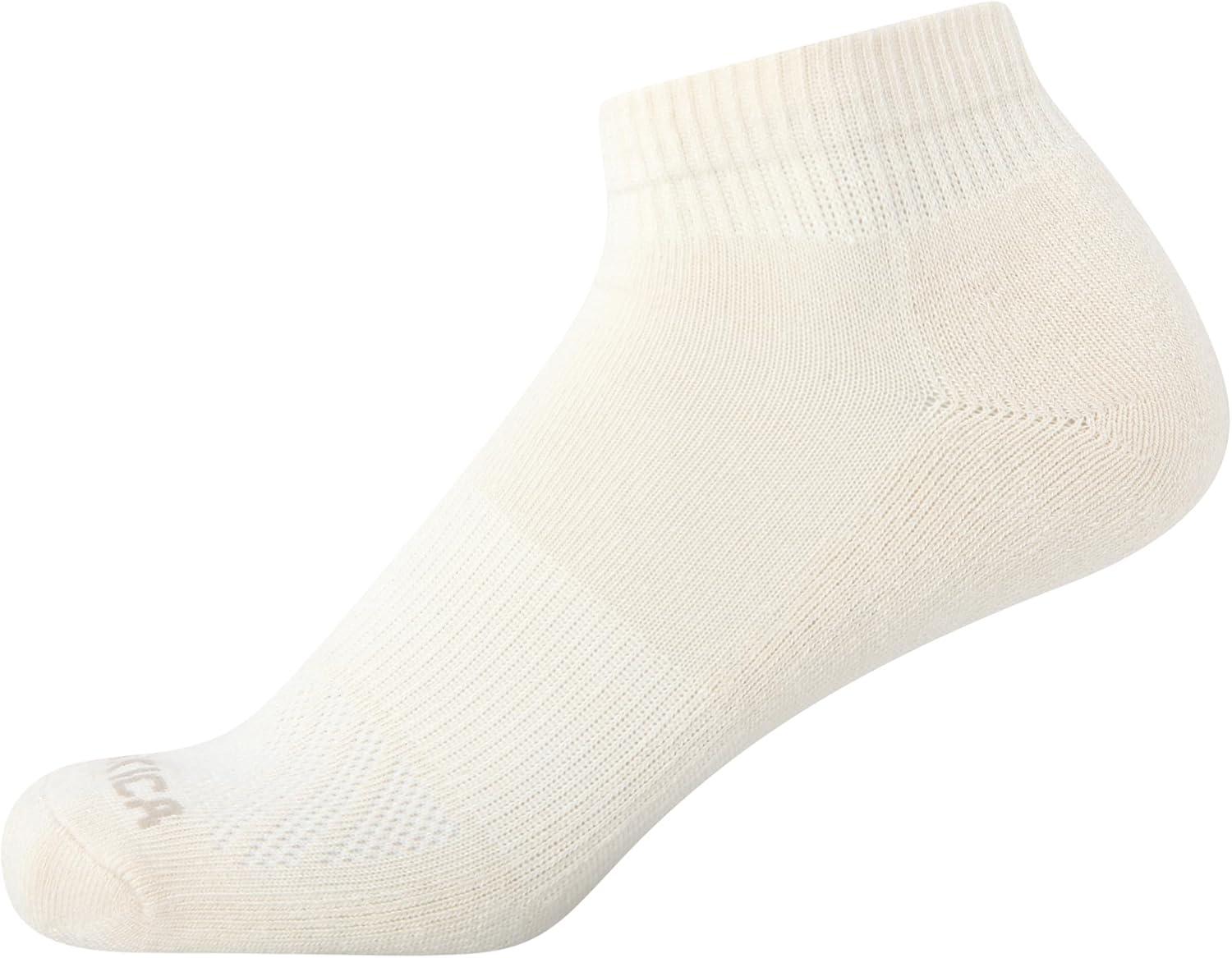 imageNautica Womens Quarter Cut Moisture Control Athletic Socks with Cushioned Comfort 12 PackPink Oatmeal