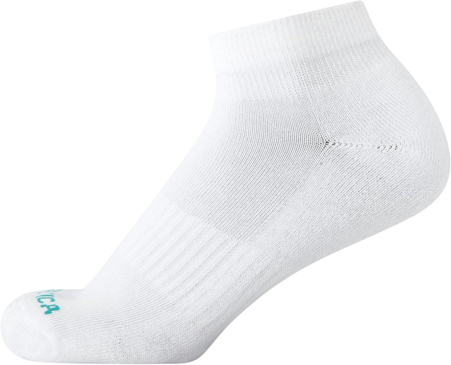 imageNautica Womens Quarter Cut Moisture Control Athletic Socks with Cushioned Comfort 12 PackSolid White