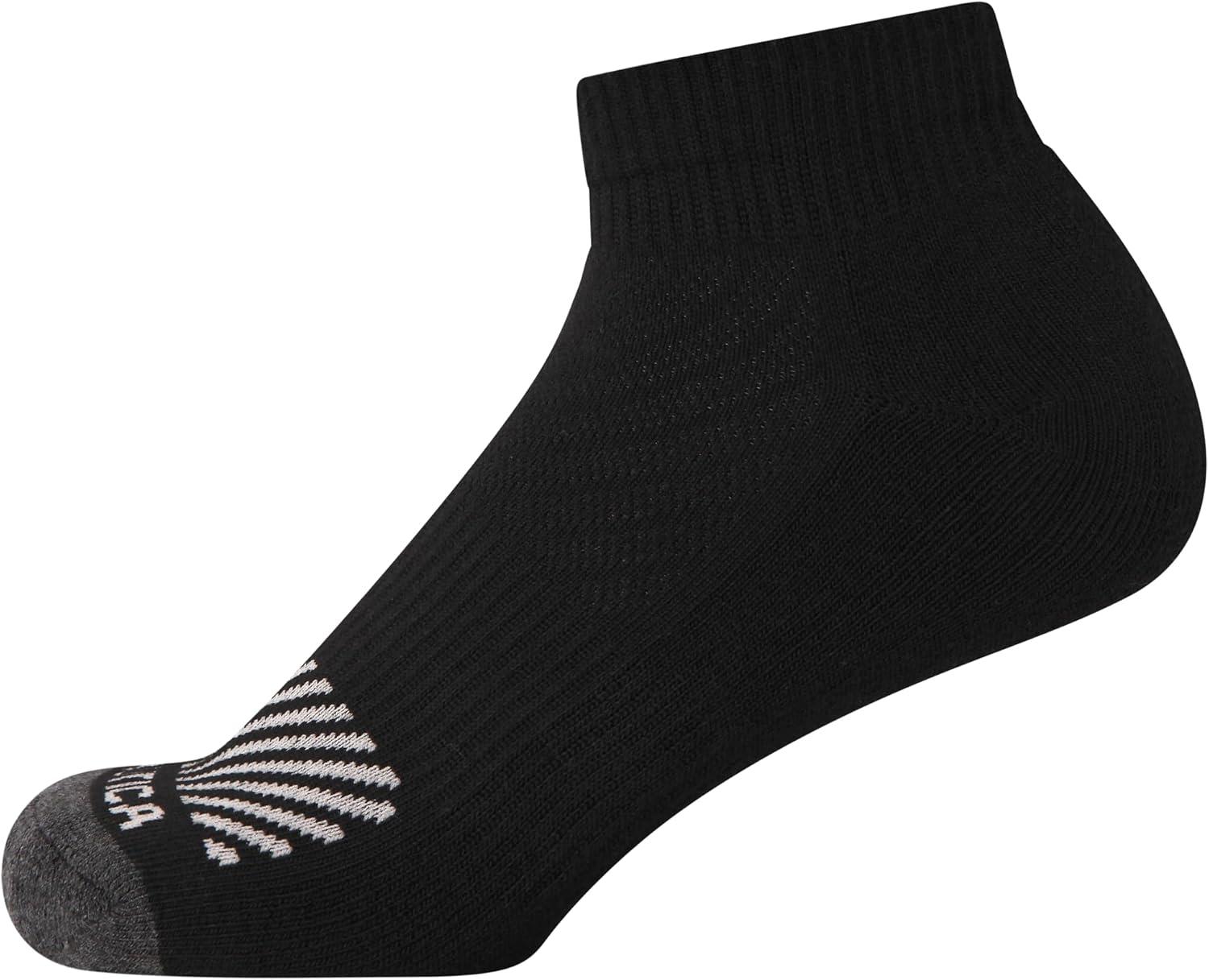 imageNautica Womens Quarter Socks 12 Pack Moisture Control Cushioned Athletic Socks for Women for Sport amp Gym Wear Size 410Black Logo