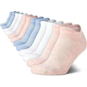 Nautica Womens Ankle Socks – 12 Pack Breathable Mesh Cushioned Low Cut Socks for Women – Gym Athletic Womens Socks (4-10)(Pink Heather)