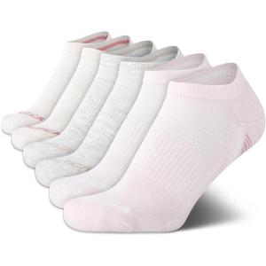 Nautica Womens Low Cut Socks – 6 Pack Breathable Cushioned Athletic Performance No Show Socks for Women (Sizes: 4-10)(Pink Oatmeal)