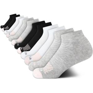 Nautica Womens Quarter Socks – 12 Pack Moisture Control Cushioned Athletic Socks for Women for Sport & Gym Wear (Size: 4-10)(Assorted Logo)