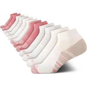 Nautica Womens Quarter Socks – 12 Pack Moisture Control Cushioned Athletic Socks for Women for Sport & Gym Wear (Size: 4-10)(Oatmeal Logo)