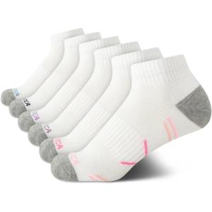 Nautica Womens Quarter Socks – 6 Pack Breathable Cushioned Athletic Performance Ankle Socks for Women (Sizes: 4-10)(Classic White)