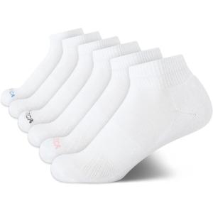 Nautica Womens Quarter Socks – 6 Pack Breathable Cushioned Athletic Performance Ankle Socks for Women (Sizes: 4-10)(Pure White)