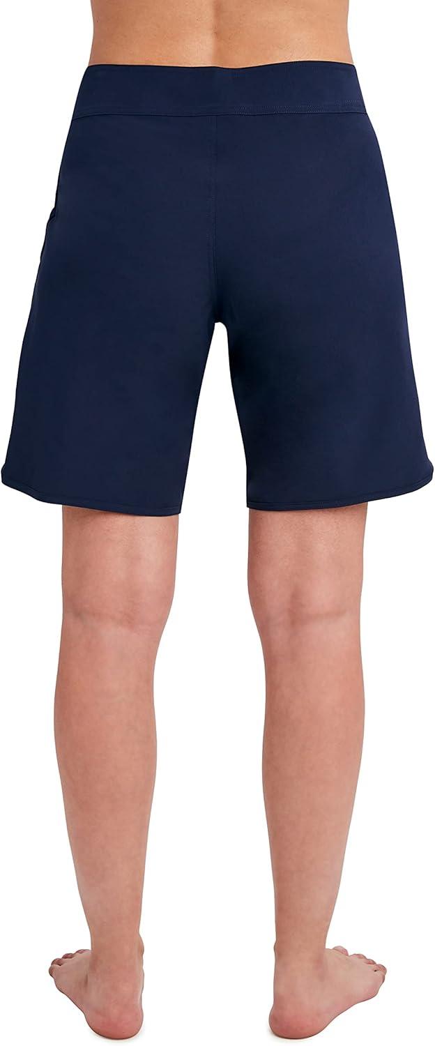 imageNautica Womens Board Shorts 9 Inseam Quick Dry Swim Shorts Swimsuit Bottom Bikini Cover Up BeachwearDeep Sea