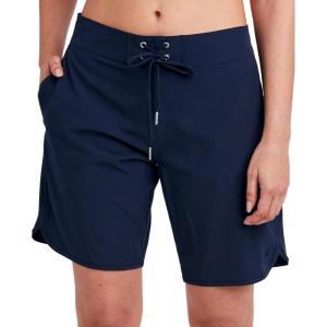 Nautica Women’s Board Shorts 9″ Inseam – Quick Dry Swim Shorts, Swimsuit Bottom, Bikini Cover Up, Beachwear(Marine)