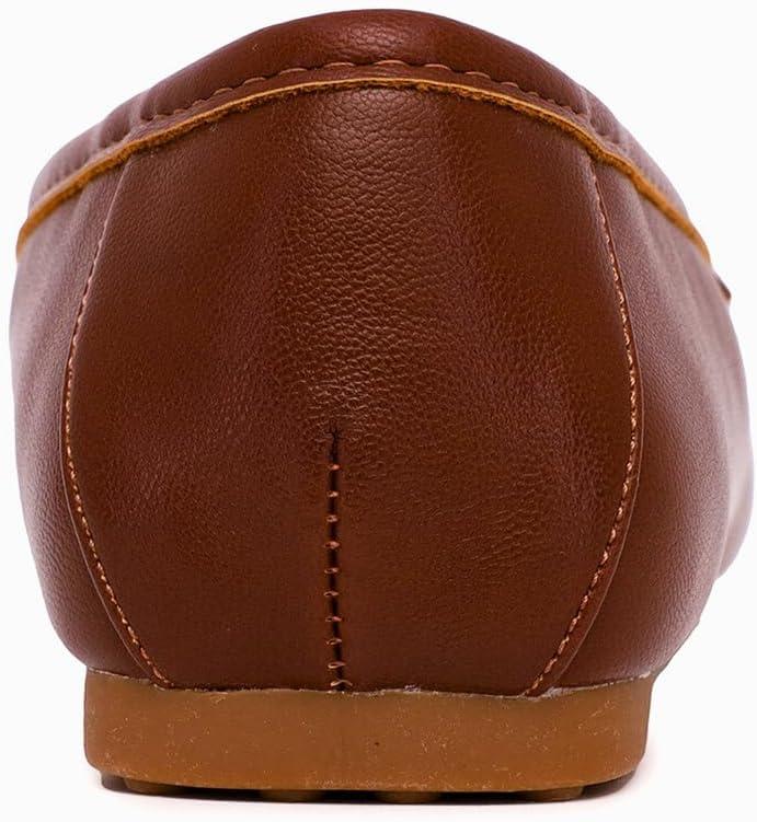 imageNautica Woman Flat Loafers Designer Vegan Leather Penny Shoes Slip On Soft Durable and Flexible Luxury Resistant Feel Lightweight amp Comfortable Memory Foam Everyday MoccasinsTannelms