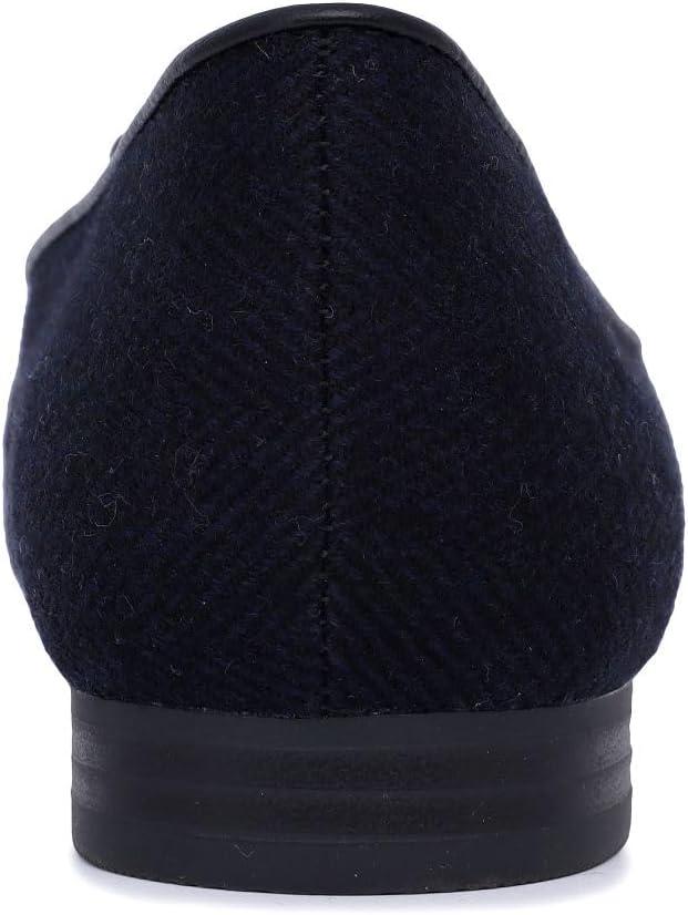imageNautica Woman Flat Loafers Luxury Designer Penny Shoes Slip On Ballet Comfortable Everyday Moccasins for Work Office OutdoorBlack Navy