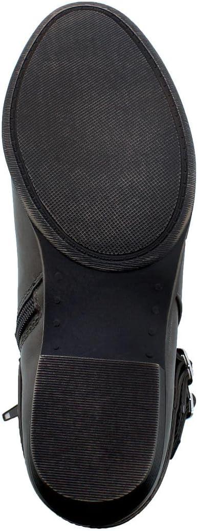 imageNautica Womens Ankle Boot with Side Zipper Stylish Dress Boot for Women Featuring a Low Heel Chic Design and Versatile Sizing The Perfect Ankle Bootie for Dressy and Casual Occasions AlaraCharcoalstrap