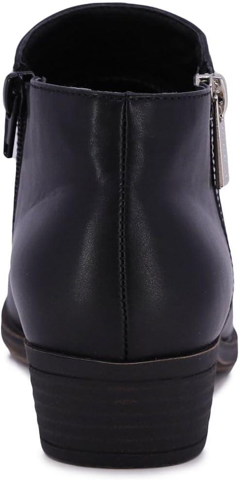 imageNautica Womens Ankle Boot with Side Zipper Stylish Dress Boot for Women Featuring a Low Heel Chic Design and Versatile Sizing The Perfect Ankle Bootie for Dressy and Casual Occasions AlaraBlack