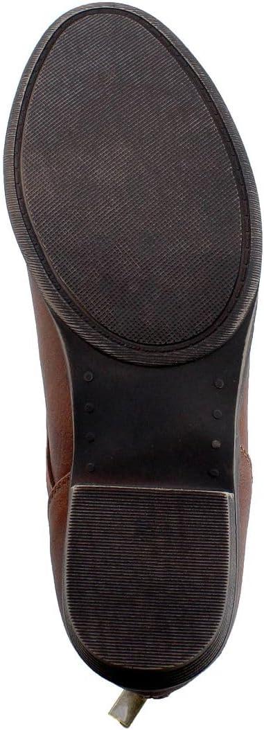 imageNautica Womens Ankle Boot with Side Zipper Stylish Dress Boot for Women Featuring a Low Heel Chic Design and Versatile Sizing The Perfect Ankle Bootie for Dressy and Casual Occasions AlaraCognacbraid