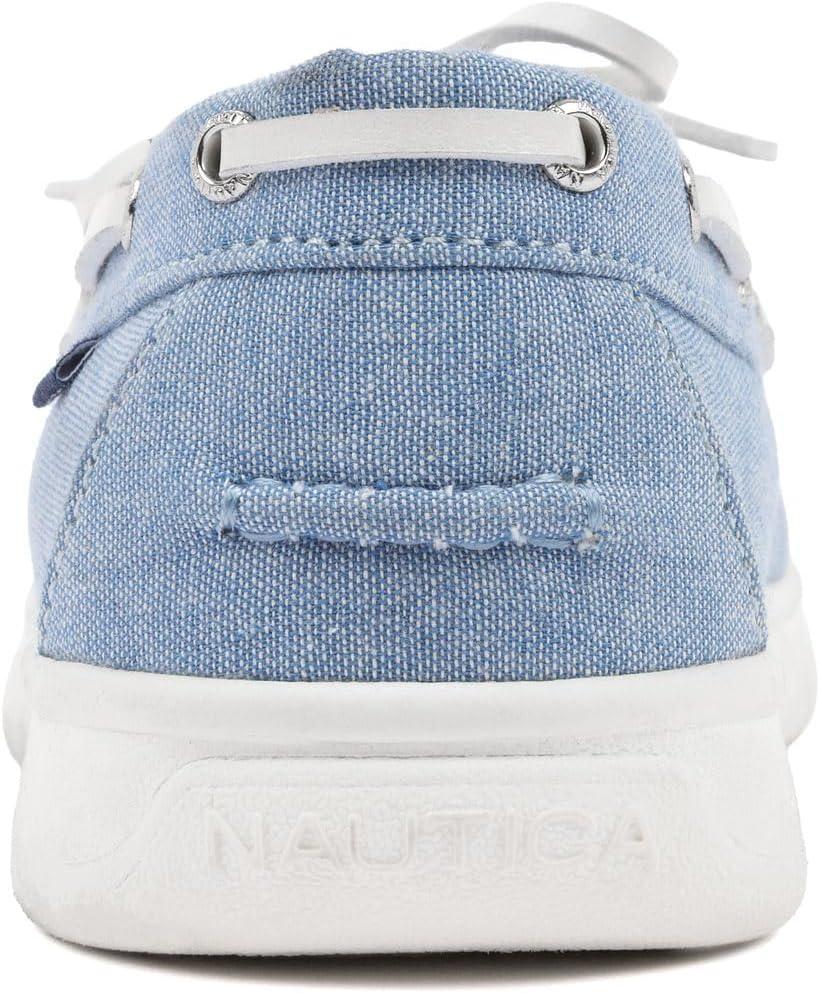 imageNautica Womens Casual Boat Shoes MocToe Loafers with Cushioned Insole Deck Fashion SneakerDenim