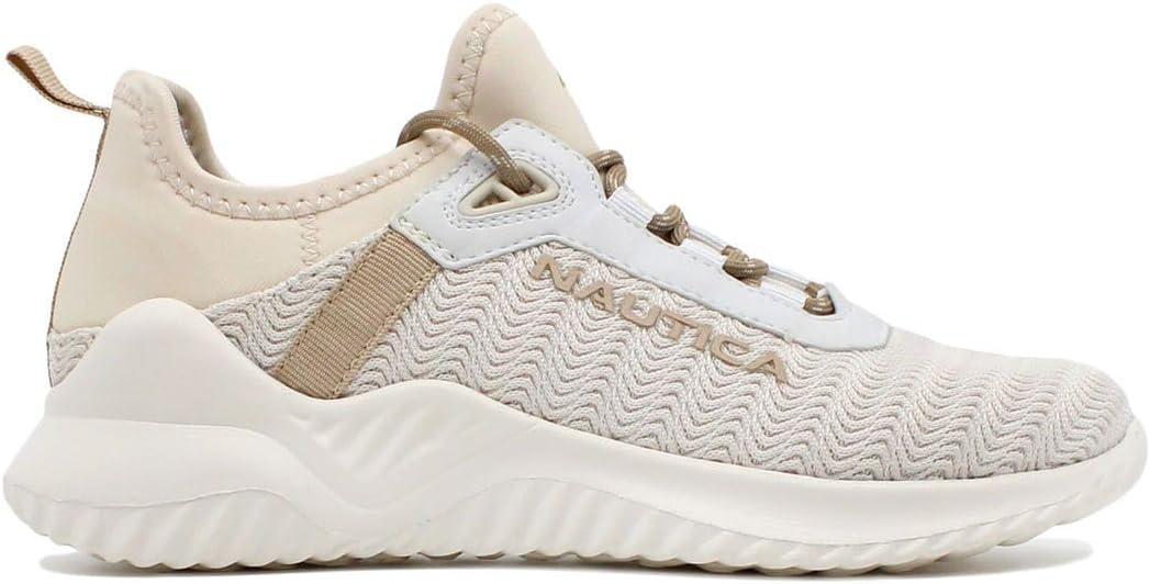imageNautica Womens Casual Fashion Sneakers Comfortable Walking Shoes with Knit Upper and Cushioned SupportDanvillenude