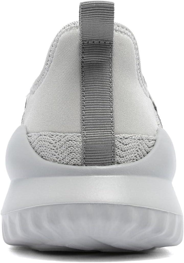 imageNautica Womens Casual Fashion Sneakers Comfortable Walking Shoes with Knit Upper and Cushioned SupportLight Greydanville