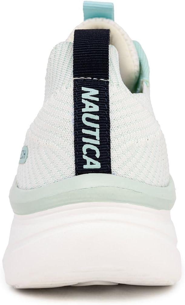 imageNautica Womens Fashion Sneaker LaceUp Running Shoe Casual Max Cushioning Walking Tennis SneakerLight Bluevenera