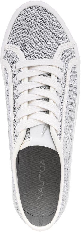 imageNautica Womens LaceUp Platform Fashion Sneakers LowTop Casual Walking amp Tennis Shoes PlatformGreylancelot