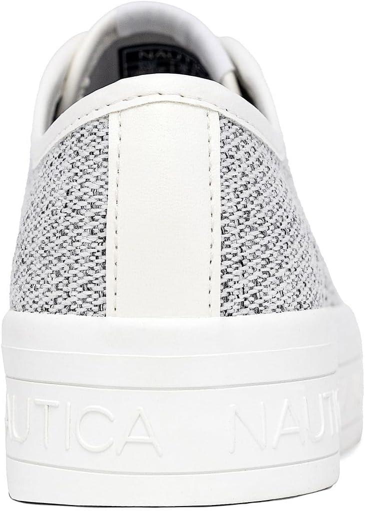 imageNautica Womens LaceUp Platform Fashion Sneakers LowTop Casual Walking amp Tennis Shoes PlatformGreylancelot