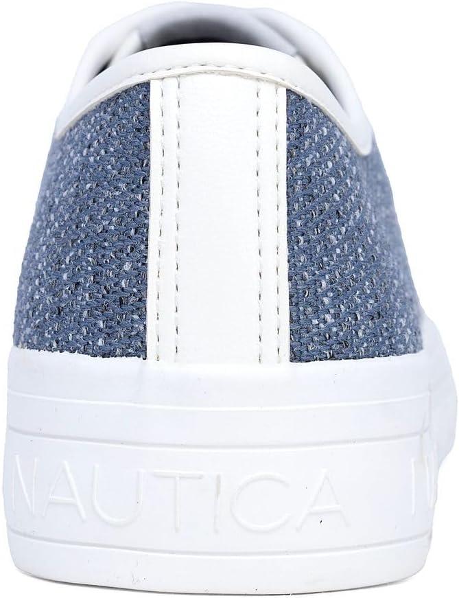 imageNautica Womens LaceUp Platform Fashion Sneakers LowTop Casual Walking amp Tennis Shoes PlatformNavylancelot