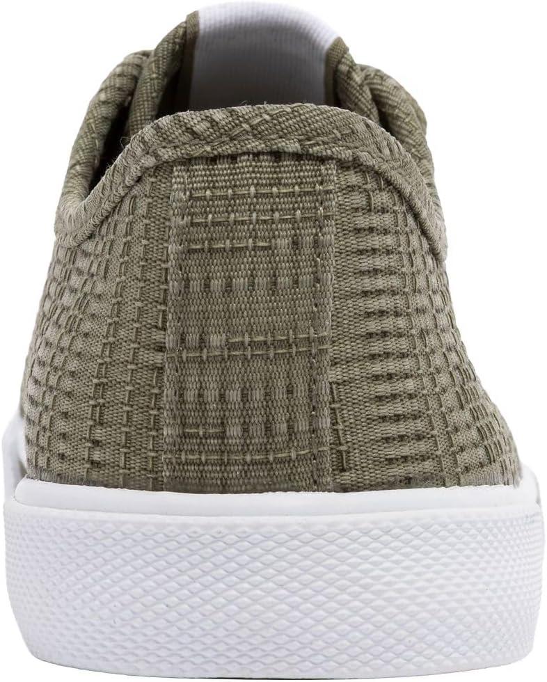 imageNautica Womens LaceUp Platform Fashion Sneakers LowTop Casual Walking amp Tennis Shoes PlatformOlive Blackhaw