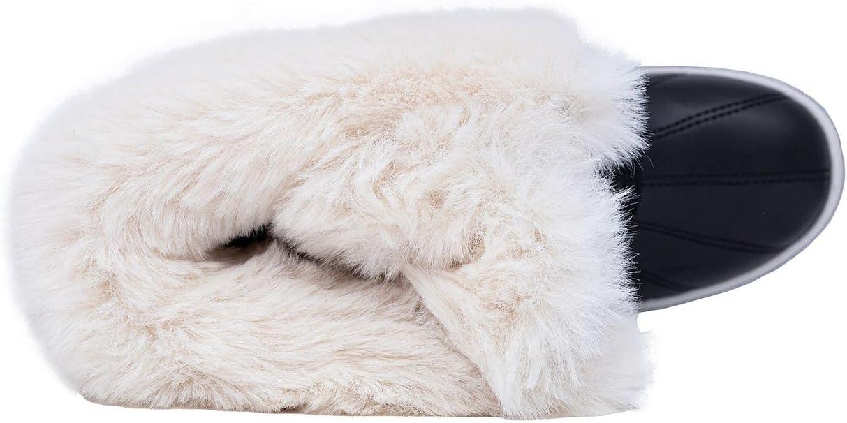 imageNautica Womens LaceUp Winter Snow amp Rain Boots WaterResistant Insulated Boots with Cozy Faux Fur Lining for Warmth and Comfort GlenoakBlack